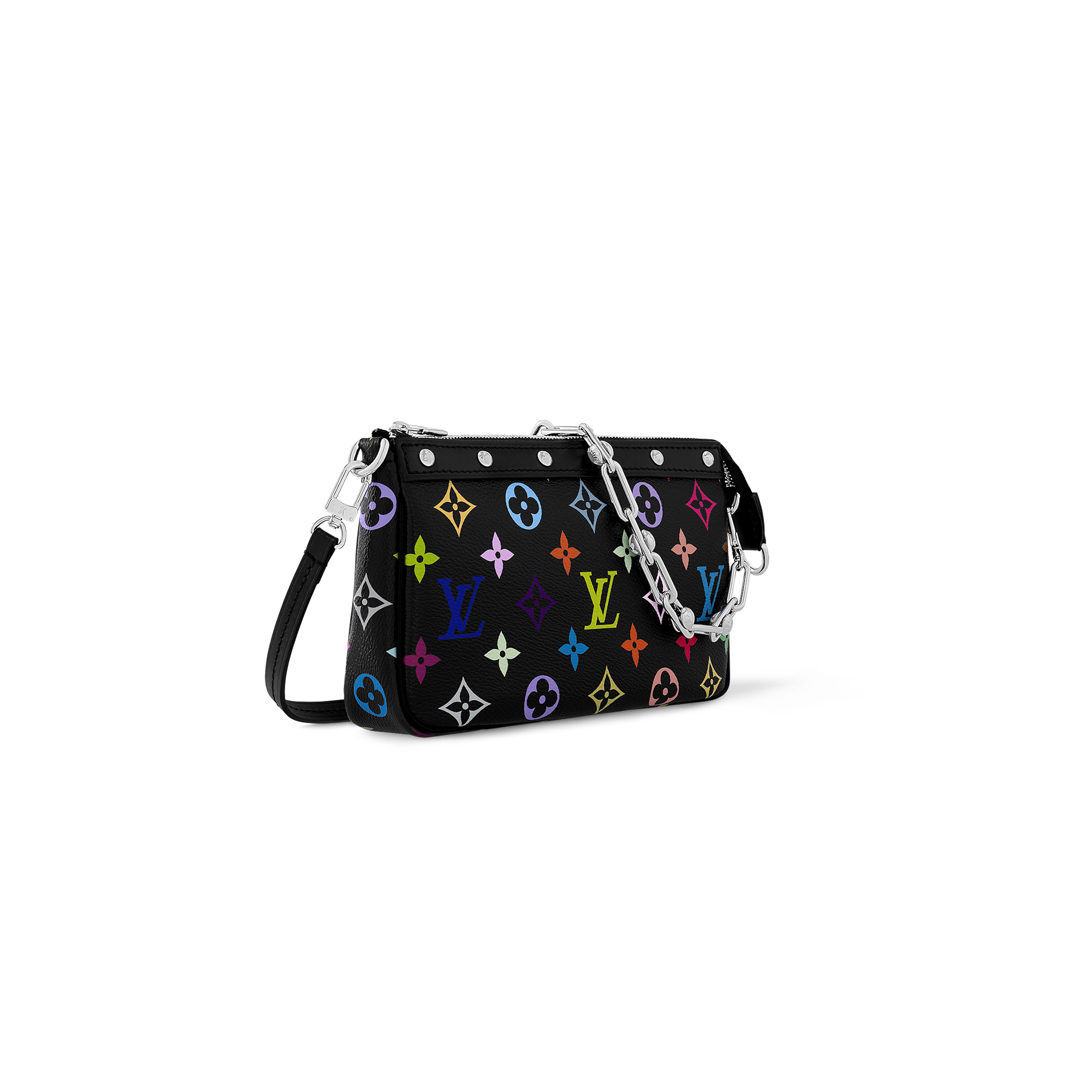 LOUIS VUITTON MURAKAMI LV X TM POCHETTE ACCESSOIRES M13663 (22*13*4cm)